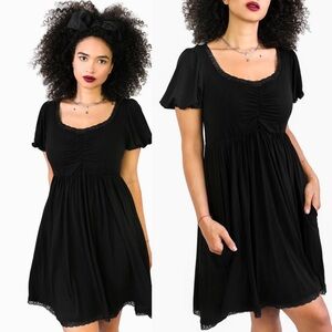 Foxblood Gina Babydoll Dress